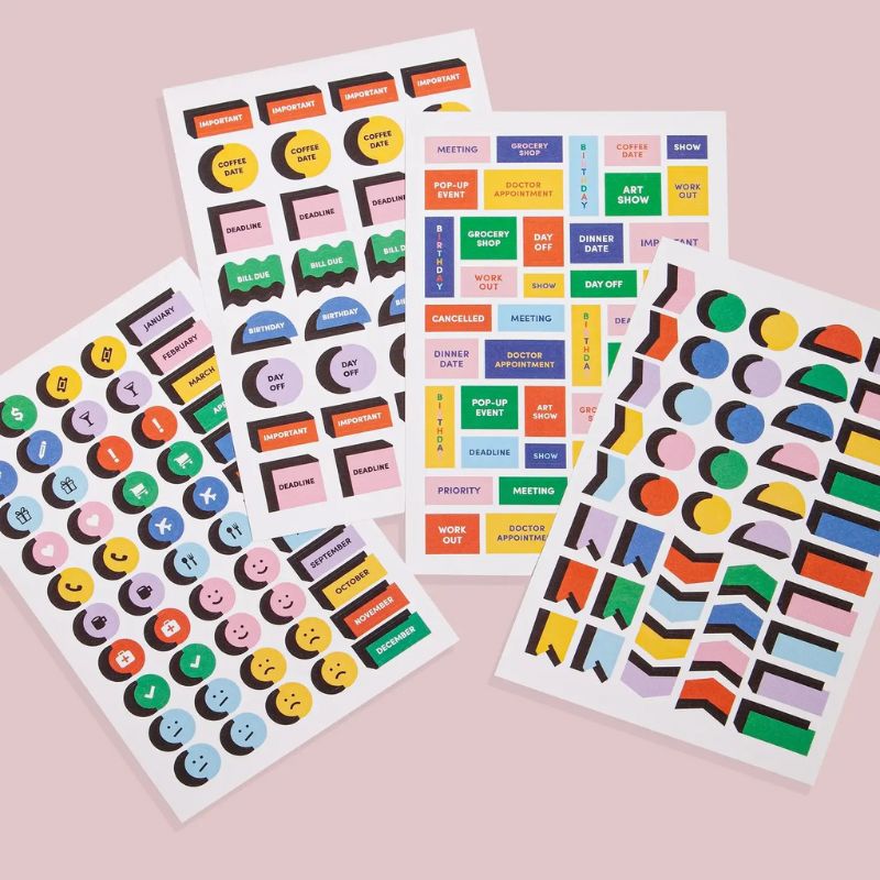 Headphones Sticker Sheet Planner Stickers - Australia – Stash World