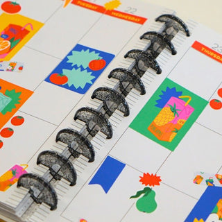 Nostalgic Juice Box Vertical Planner Sticker Kit