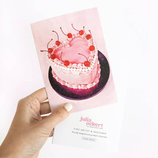 Pink Princess Cake - Greeting Card