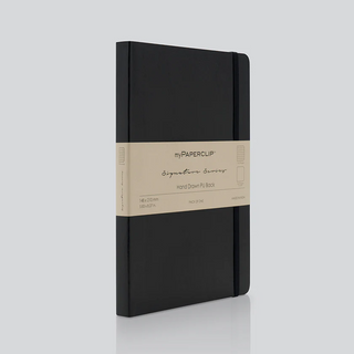 A5 Journal (Signature Series) - Vegan Leather Cover - Ruled, Square Grid or Blank
