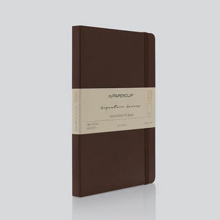 A5 Journal (Signature Series) - Vegan Leather Cover - Ruled, Square Grid or Blank