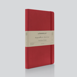 A5 Journal (Signature Series) - Vegan Leather Cover - Ruled, Square Grid or Blank