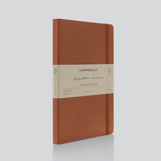 A5 Journal (Signature Series) - Vegan Leather Cover - Ruled, Square Grid or Blank