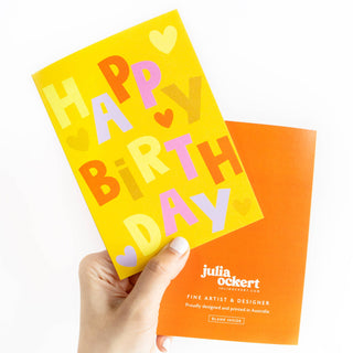 Funky Happy Birthday - Greeting Card