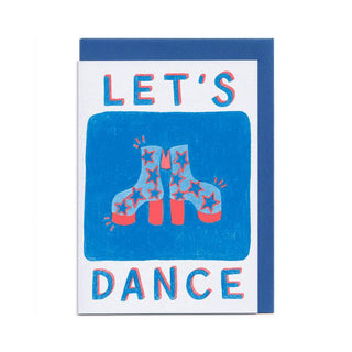 Let's Dance - Greeting Card (Risograph)