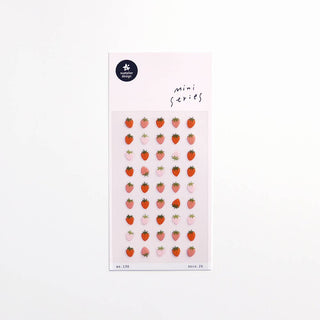 Deco.20: Strawberry - Clear Sticker Sheet