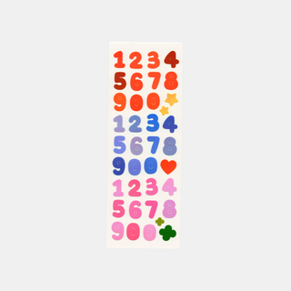 Letters and Numbers - Pearly Stickers