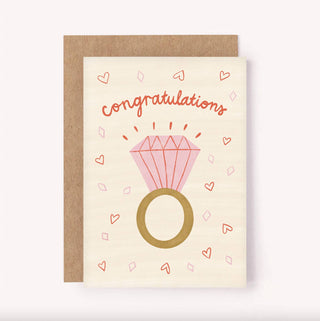 Wedding / Engagement Congratulations - Greeting Card