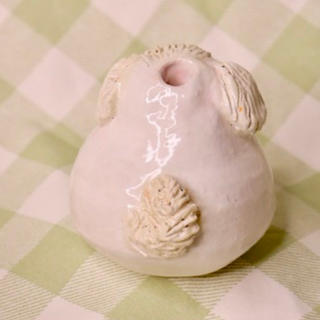 Maltese Dog Bud Vase - Small Vase