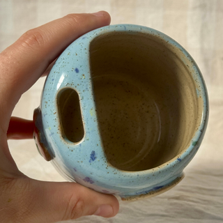Flowers and Snails - Ceramic Takeaway Mug