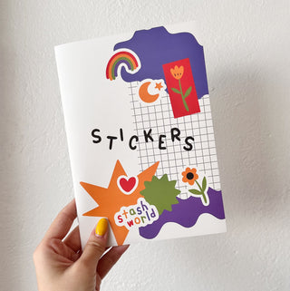 Nostalgic Stickers - Reusable Sticker Book