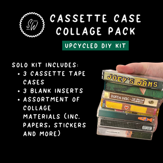 Cassette Case Collage: Upcycled DIY Kit