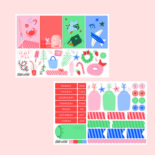 Summer Holidays - Journal Sticker Kit