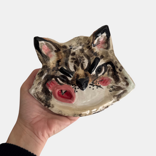 Lynx Head - Trinket Plate