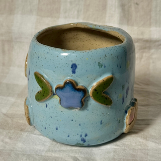 Flowers and Snails - Ceramic Takeaway Mug