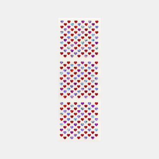 Micro Hearts (Pink and Red) - Prismatic Stickers