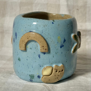 Flowers and Snails - Ceramic Takeaway Mug