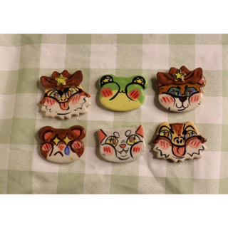 Animal Heads - Ceramic Magnets