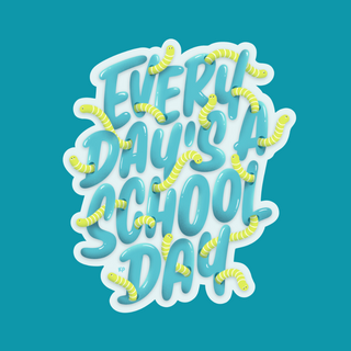 School Days - Vinyl Sticker