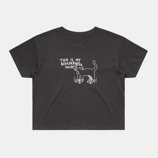 Bouldering Crop - Reality Check Shirt