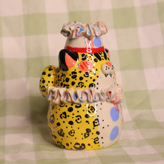 Tiger Clown Bud - Small Ceramic Vases