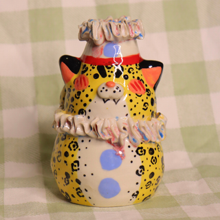 Tiger Clown Bud - Small Ceramic Vases