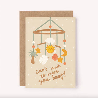 Can't Wait to Meet You Baby Card - Greeting Card