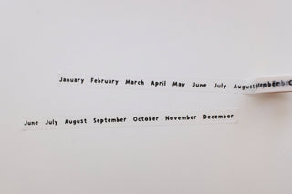 01 Months - Washi Tape