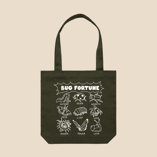 Bug Fortune (Green) - Reality Check Tote Bag