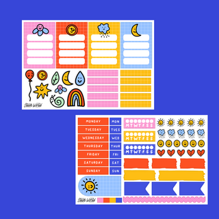 Bright Cuties - Journal Sticker Kit