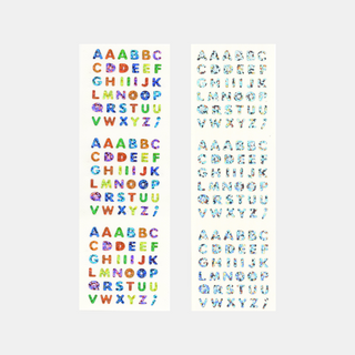 Mini Alphabet - Prismatic Stickers