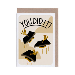 You Did It - Greeting Card (Risograph)