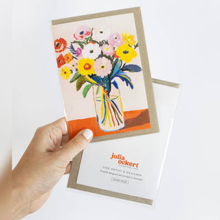 Flower Bouquet - Greeting Card