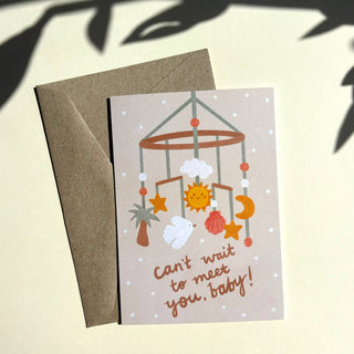 Can't Wait to Meet You Baby Card - Greeting Card