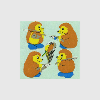 Small Animal Sticker Sheet - Off the Roll