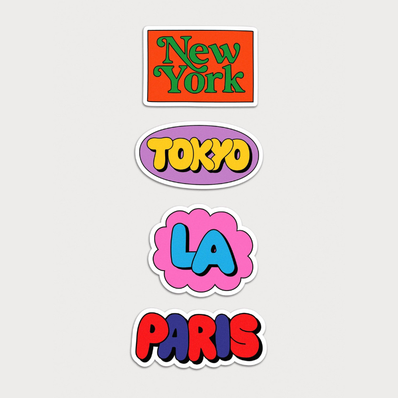 Cities Sticker Pack