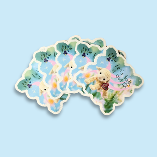 Talk It Out Lamb - Vinyl Sticker