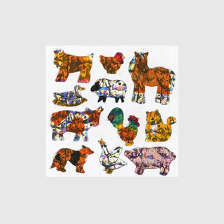 Small Animal Sticker Sheet - Off the Roll