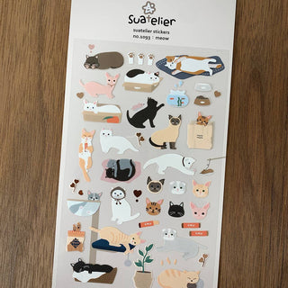 1093: Meow - Sticker Sheet