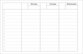 Pocket Weekly Planner - Undated