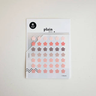 Plain.62: Mini Flowers - Sticker Sheet (3 Pack)