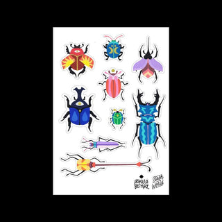 Ashlea Bechaz Beetles Sticker Sheet-Stash World