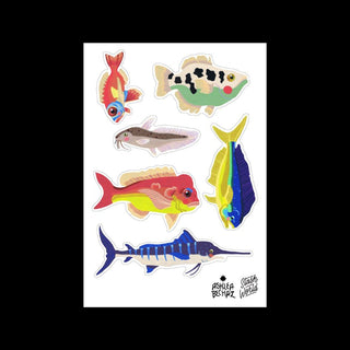 Ashlea Bechaz Fish Sticker Sheet-Stash World