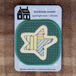 Stars on Stars - Handmade Coaster