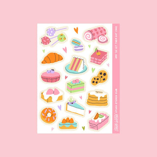Brilliant Baked Goods Sticker Sheet - Stash Sticker Club-Stash World