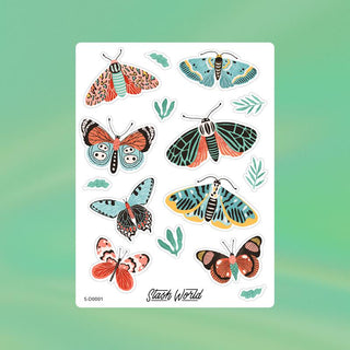 Butterflies Sticker Sheet-Stash World
