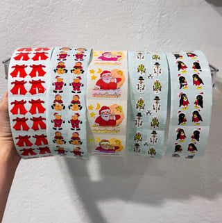 Christmas Stickers - Off the Roll