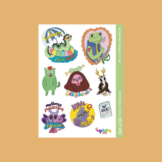 Cryptids - Sticker Sheet (by Nay Darling)
