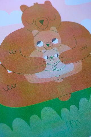 Nest - Risograph Print (A3)