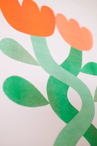 Eternally Entwined - Risograph Print (A3)